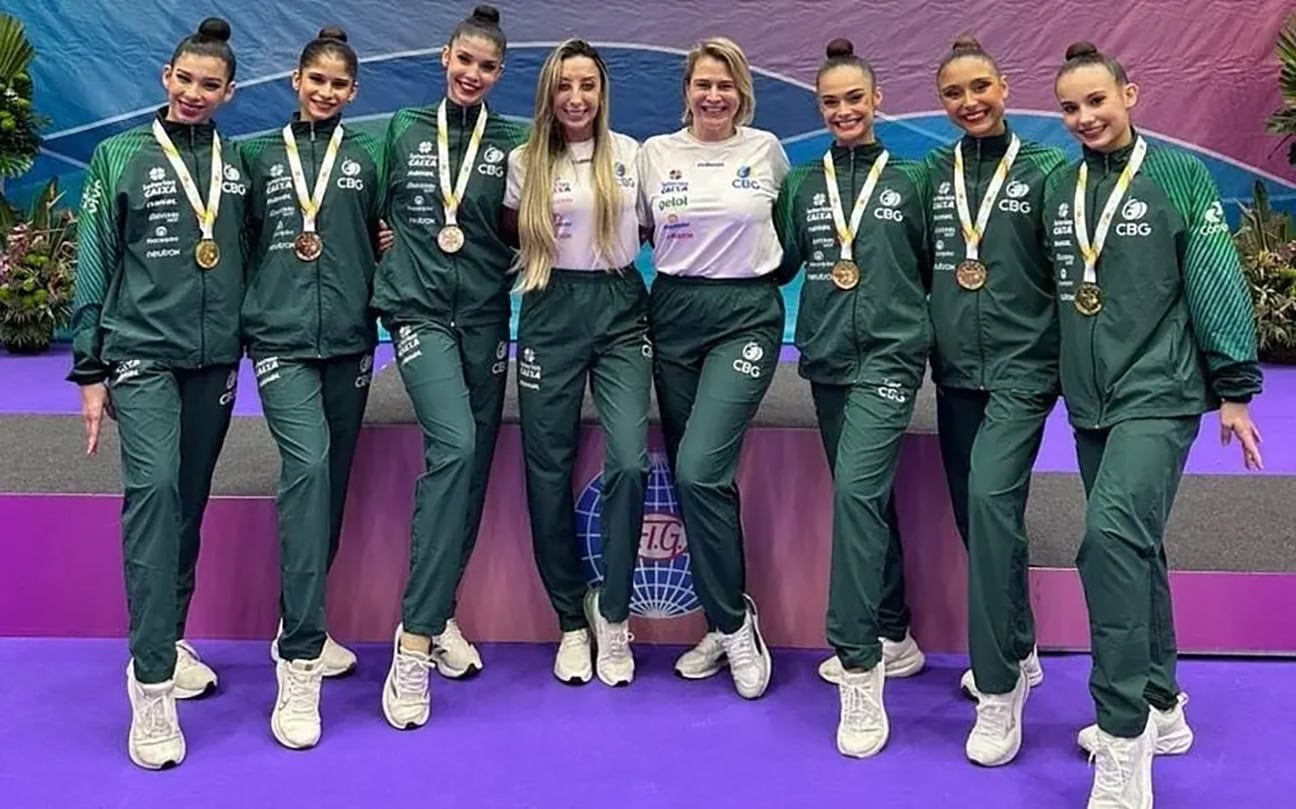 Ginástica Rítmica: Brasil fecha etapa da Copa do Mundo com três ouros