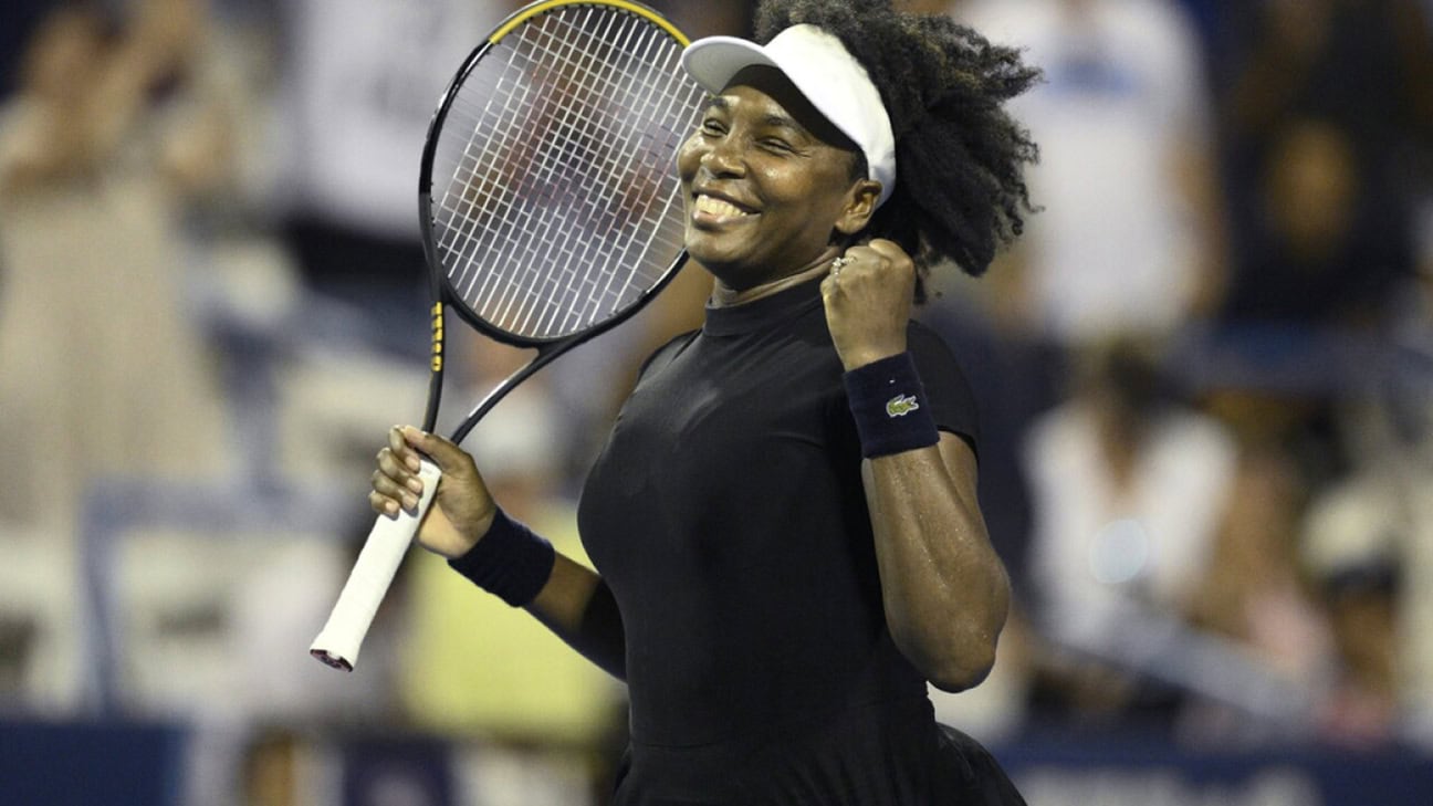 At 45, Venus Williams Will Be the Oldest Tennis Player at the US Open in Decades