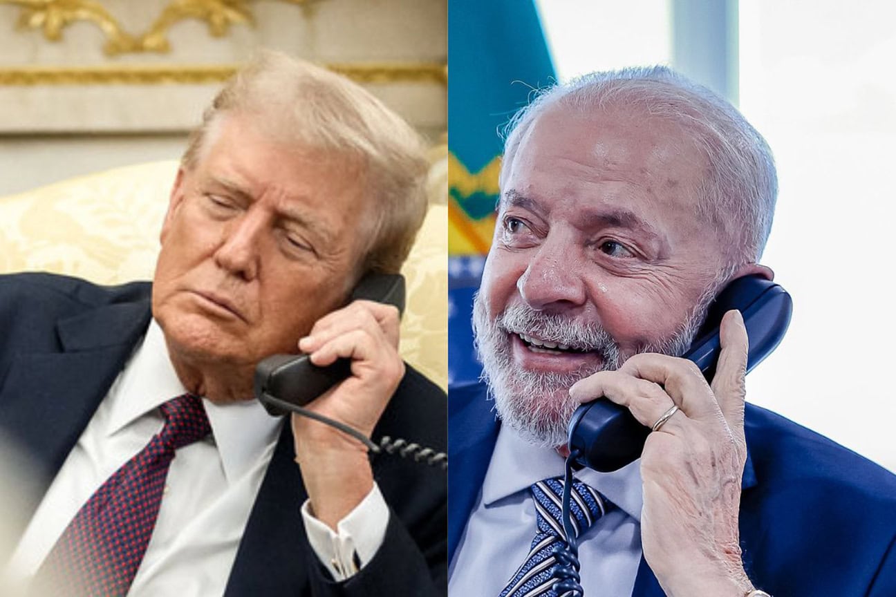 Lula conversa com Trump e pede fim de tarifaço a produtos brasileiros
