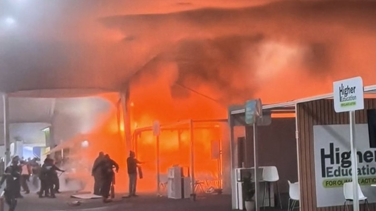 Fire Causes Evacuations at UN Climate Negotiations in Brazil; 13 Treated for Smoke Inhalation